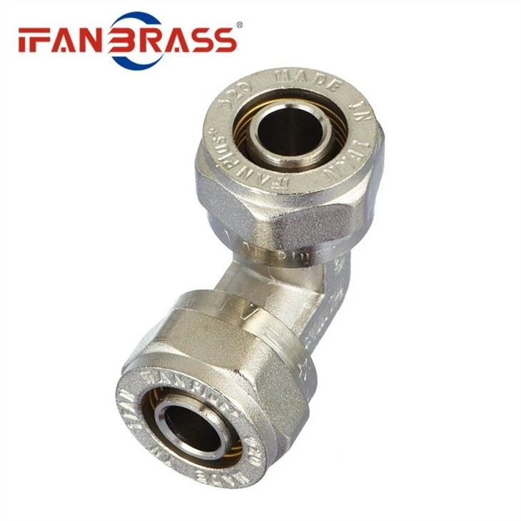 brass equal elbow