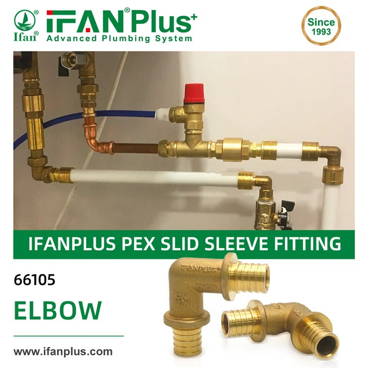 IFAN PEX Ajuste de la manga deslizante