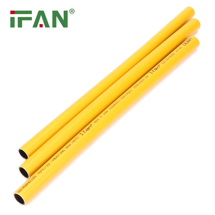 Tubo amarillo de gas PEX